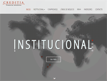 Tablet Screenshot of creditia.com